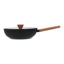 Wok Antiaderente Norma Preto 28cm 3,7L