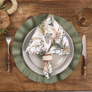 Jogo Americano Requinte Ondulado Verde