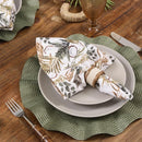 Jogo Americano Requinte Ondulado Verde