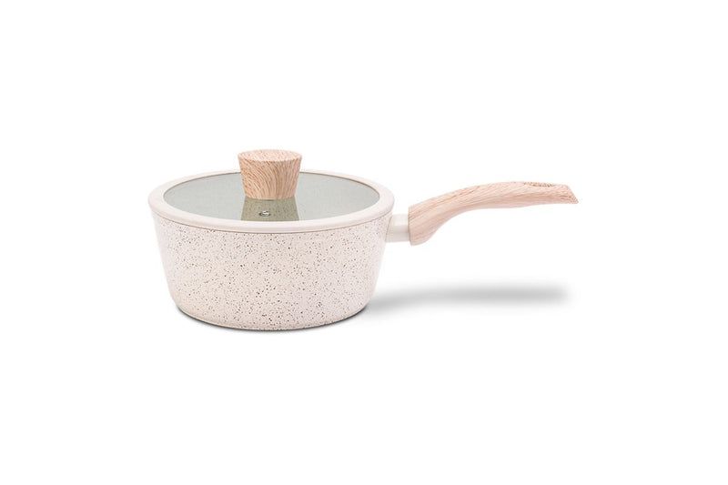 Jogo de Panelas Ceramic Life Sirius Vanilla 4 Peças