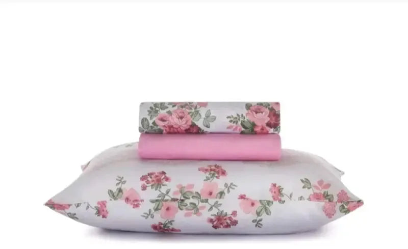 Jogo de Cama Melissa Estampado Queen 4 Peças