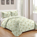 Kit Colcha Bouti Shabby Chic Jasmine King 3 Peças