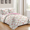 Kit Colcha Bouti Shabby Chic Jasmine Queen 3 Peças