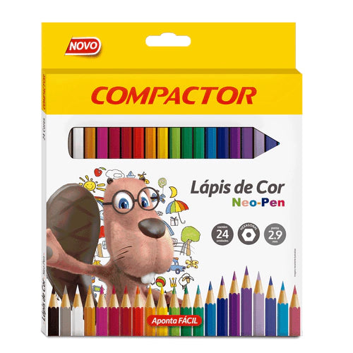Lápis de Cor Neo-Pen 24 Cores