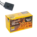 Pisca Pisca LED Natal Branco Quente Fio Verde 100L 8m