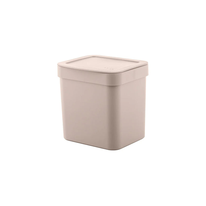 Lixeira de Pia Trium Bege 4,7L