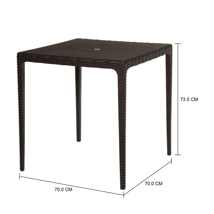 Mesa Casabella Rattan Marrom