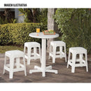 Mesa Redonda Sol Branca