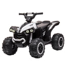 Mini Quadriciclo Elétrico Infantil Branco 6v