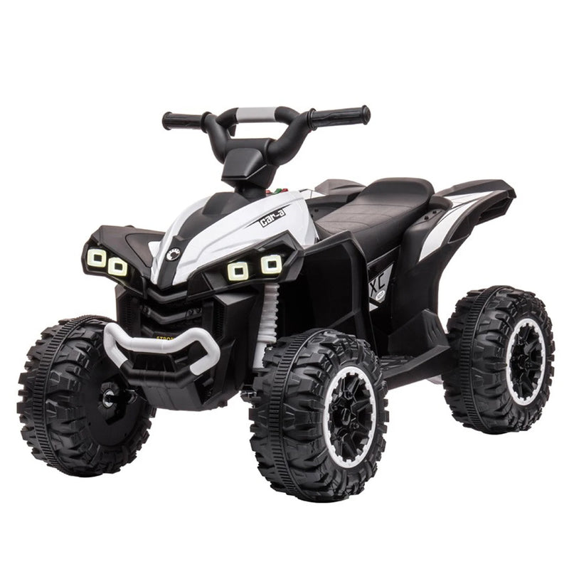 Mini Quadriciclo Elétrico Infantil Branco 6v