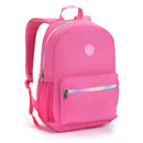 Mochila Juvenil De Costas Zíper Degradê