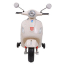 Moto Elétrica Infantil Vespa GTS Scooter Branca 6v
