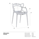 Cadeira Allegra Cinza