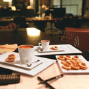 Xícara Chá de Porcelana 200mL com Pires Branco