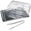 Conjunto Porta Frios Atina Inox 3 Peças