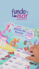 Mini Bloco de Montar Fundo do Mar