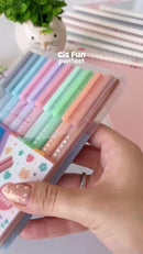 Caneta Esferográfica 0,7mm Fun 10 Cores