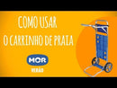 Carrinho de Praia Multiuso Azul