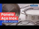 Jogo de Panelas Inox Allegra 5 Peças
