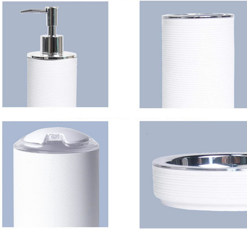 Conjunto para Banheiro Branco 6 Peças