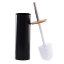 Escova Sanitária Tampa de Bambu Preto