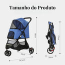 Carrinho de Passeio para Pet 98cm