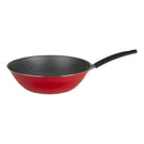 Frigideira Wok Antiaderente Oriental Vermelha 28cm