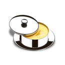 Manteigueira Redonda com Pires Atina Inox 130g