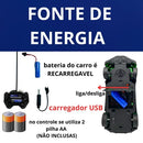 Carrinho de Controle Remoto Policia Solta Fumaça 1:18