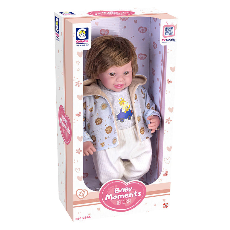 Boneca Baby Moments Reborn Menino