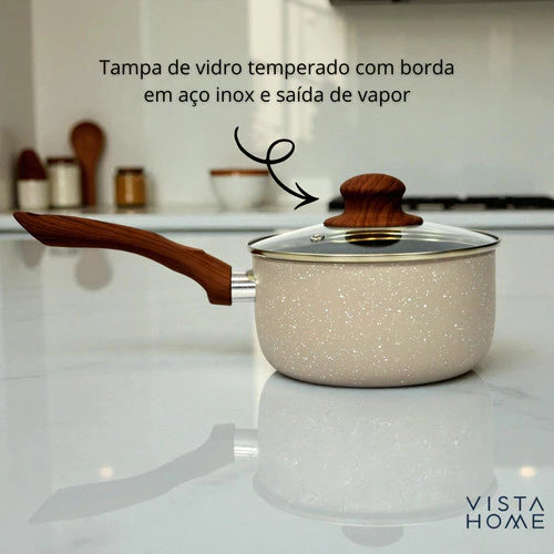 Conjunto de Panelas Indução Matera 5 Peças