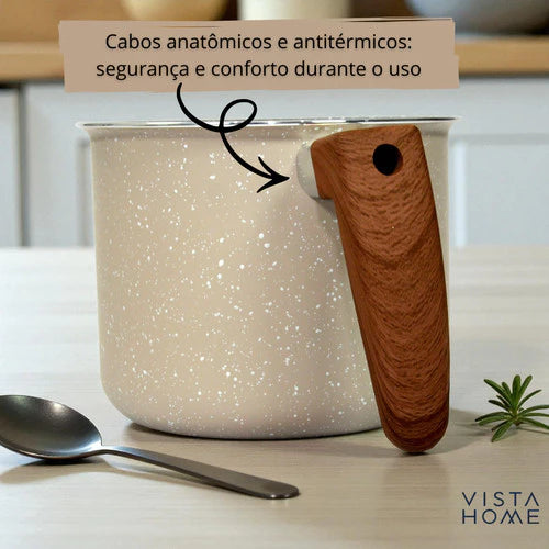 Conjunto de Panelas Indução Matera 5 Peças