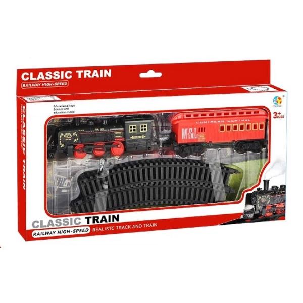 Trenzinho Clássico de Brinquedo 12 Peças