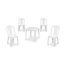 Kit 4 Cadeiras Pratagi + 1 Mesa Coururipe